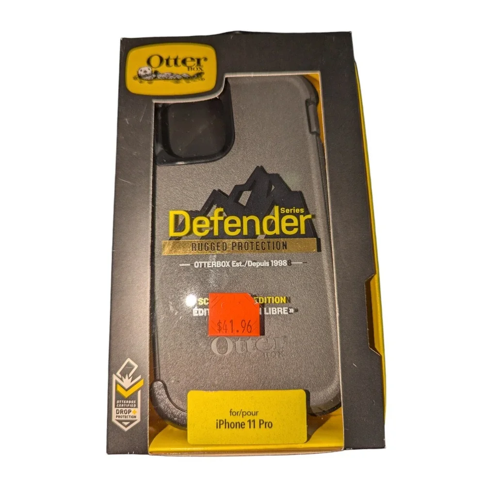 W8. OTTERBOX Defender Holster‎ Case for iPhone 2019 Small / 11 Pro Black